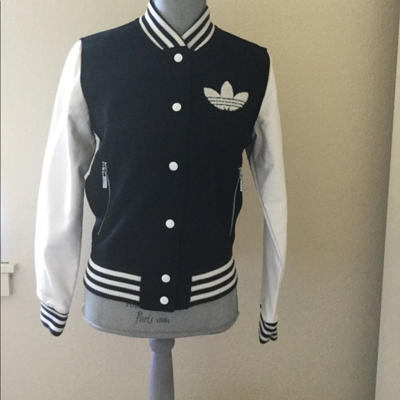 adidas varsity jacket womens